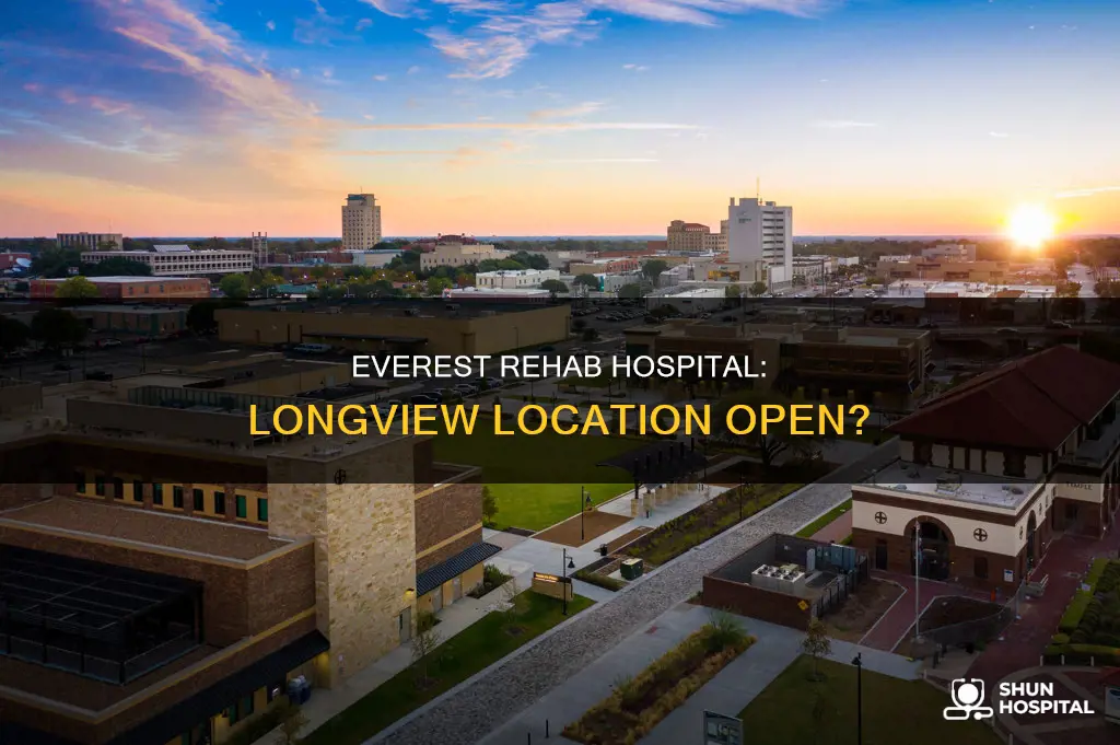 is everest rehab hospital in longview open
