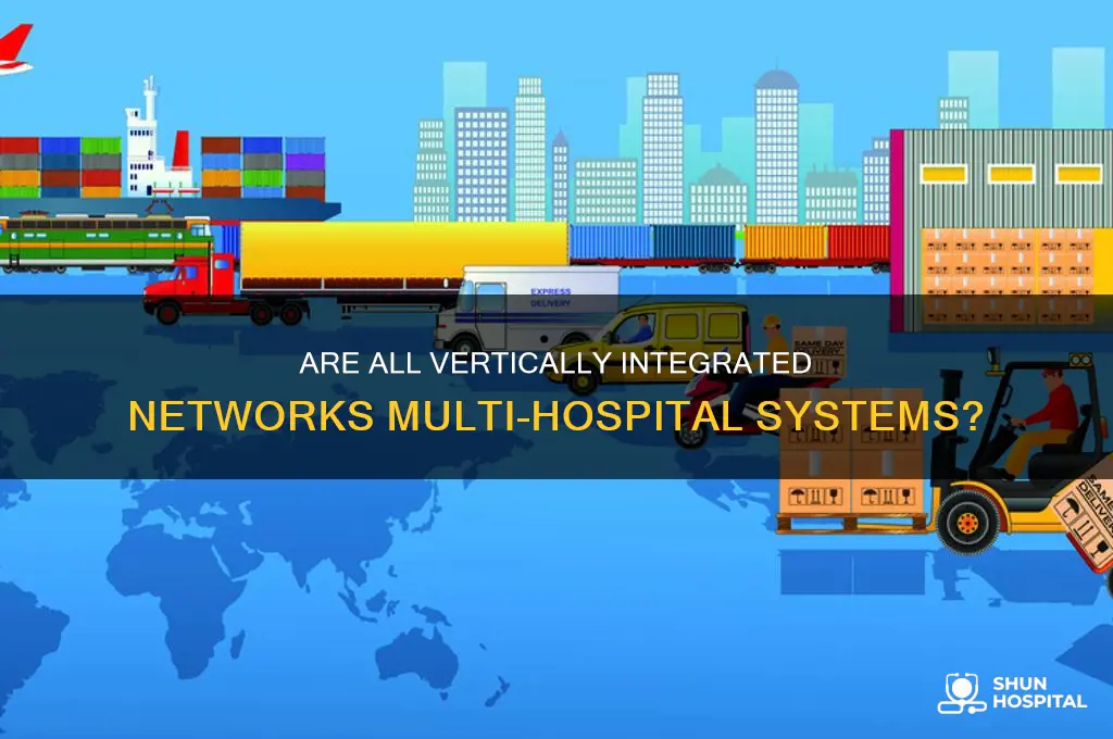 is every vertically integrated network a multi-hospital system