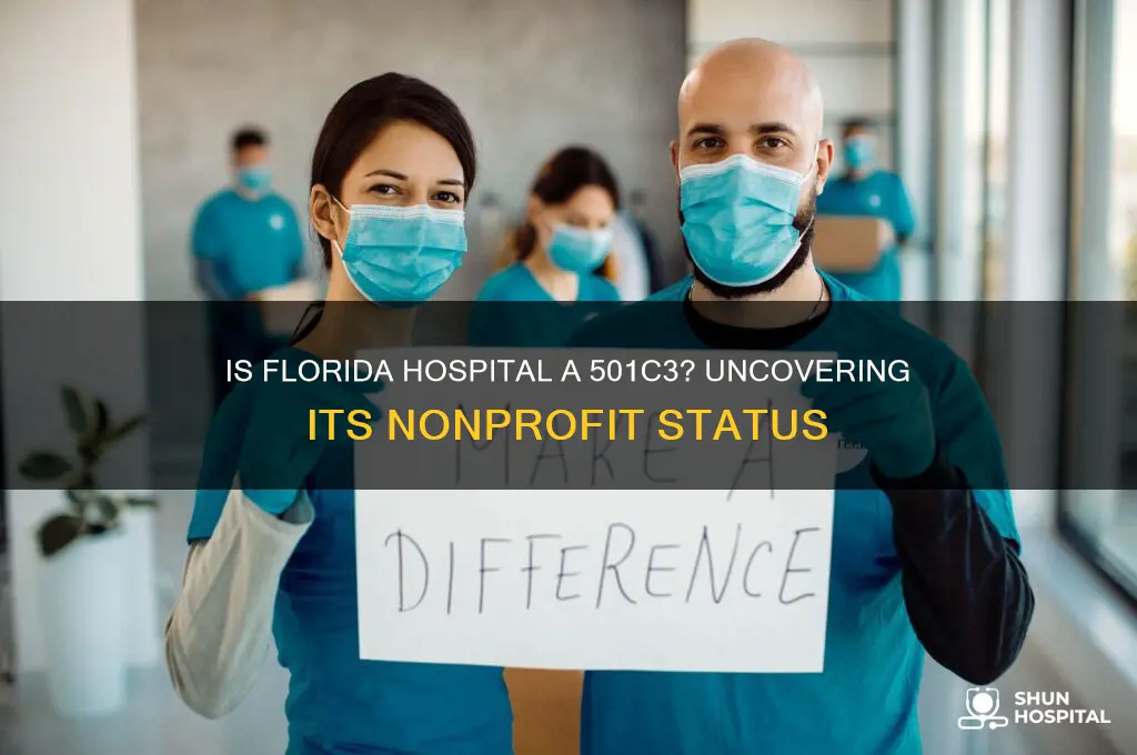 is florida hospital a 501c3