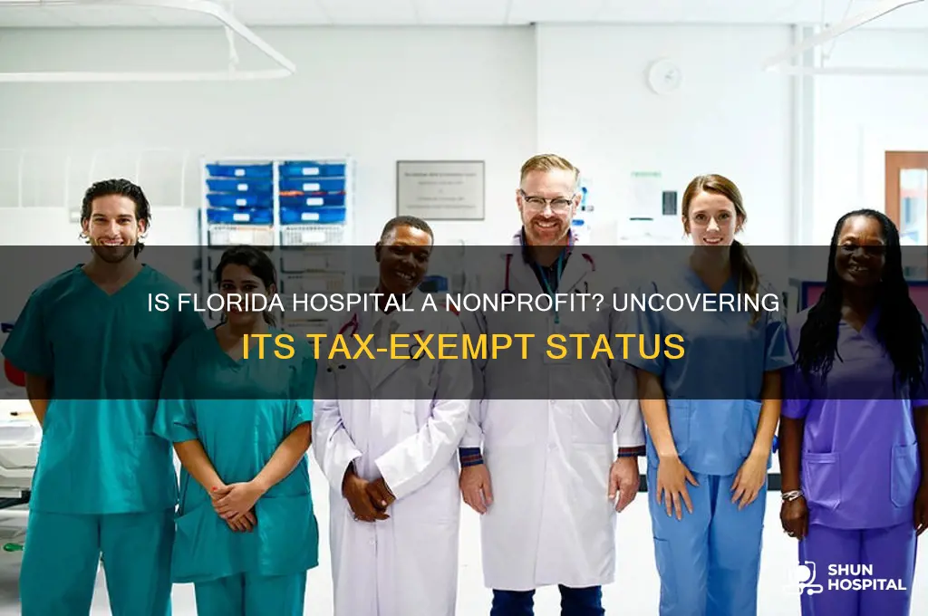 is florida hospital a nonprofit
