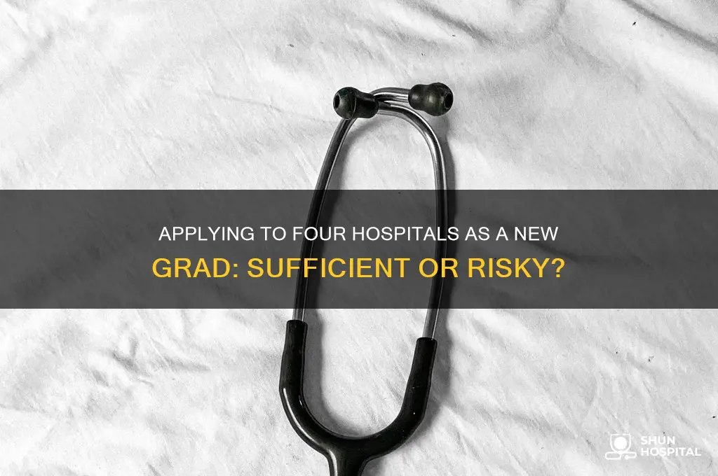 is four hospitals enough to apply for new grad position