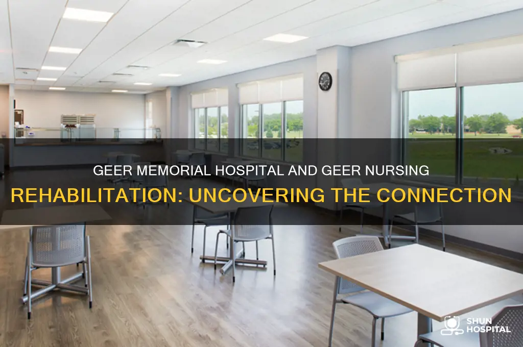 is geer memorial hospital related to geer nursing rehabilitation