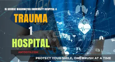 Is George Washington University Hospital a Level 1 Trauma Center?