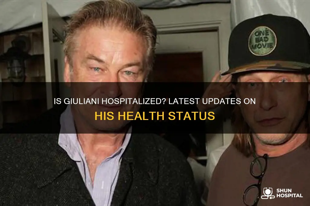 is giuliani hospitalized