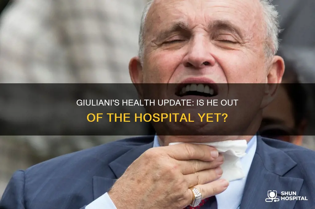 is giuliani out of hospital