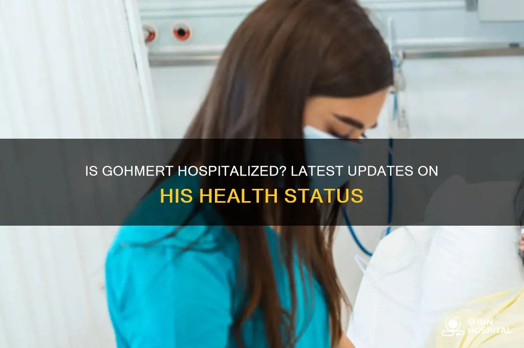 is gohmert hospitalized