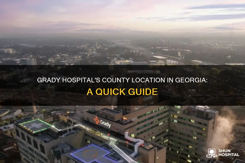 is grady hospital consider in what county of gerogia