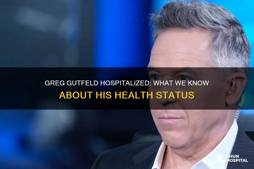is greg gutfeld in hospital