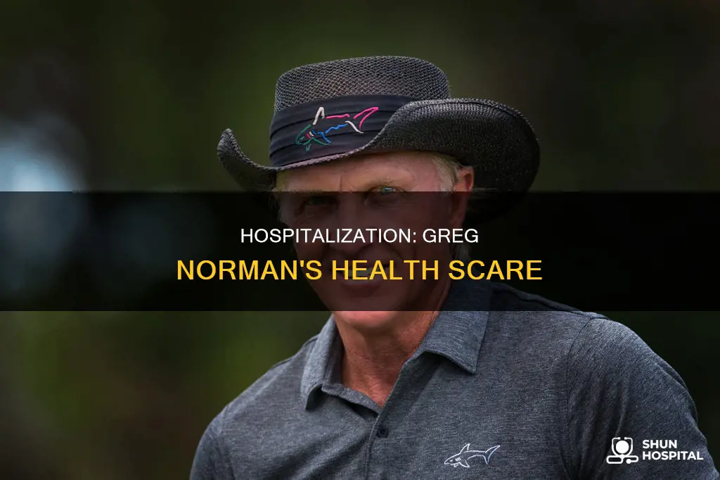 is greg norman still in the hospital