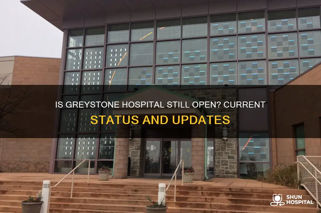 is greystone hospital still open