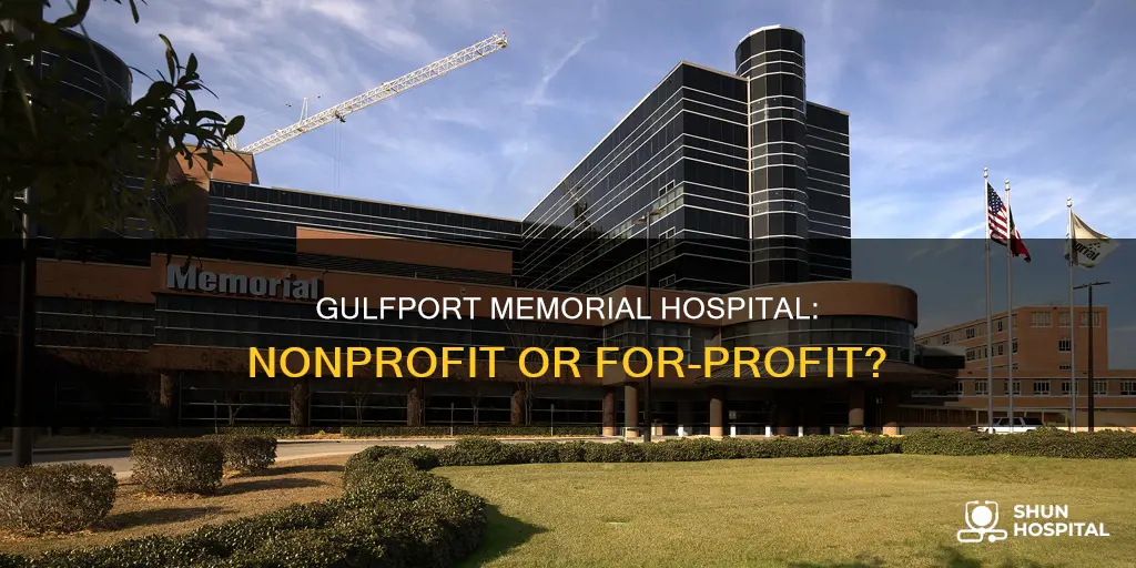 is gulfport memorial hospital non nonprofit organization