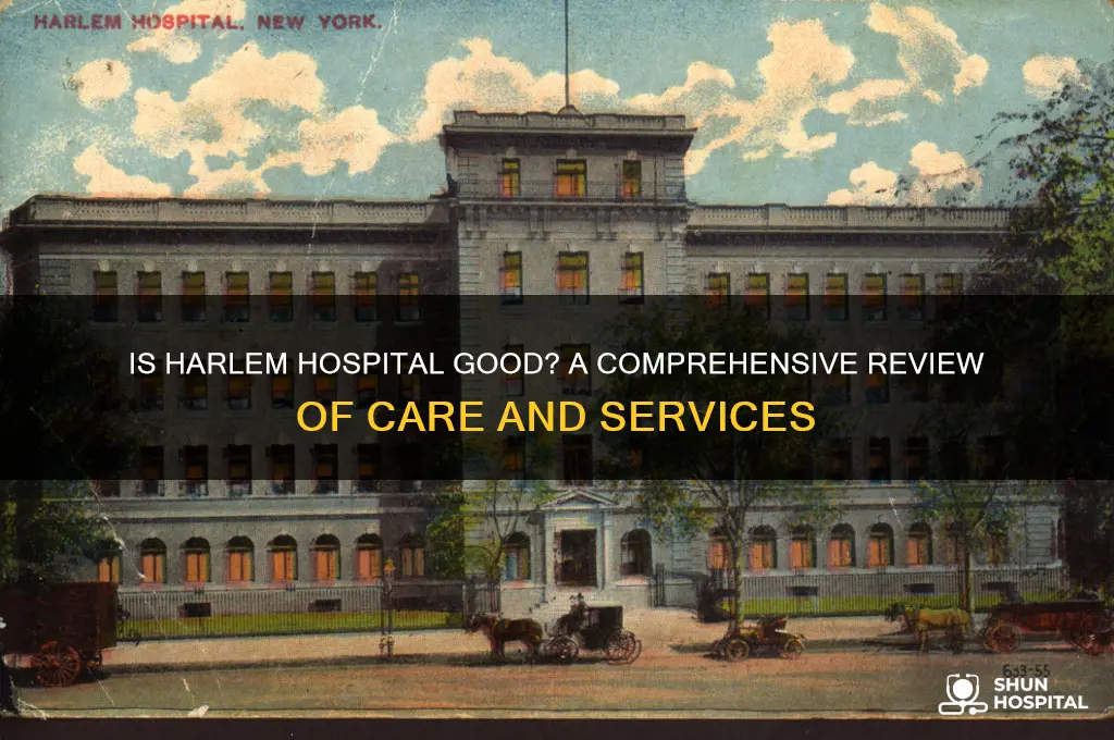 is harlem hospital good