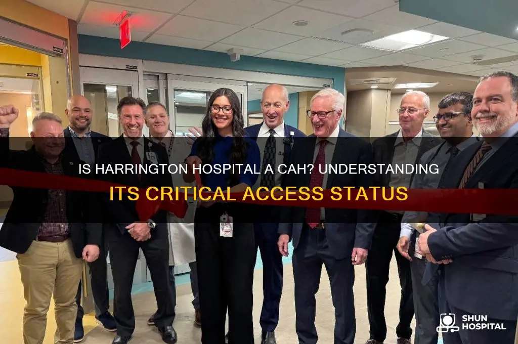 is harrington hospital a cah