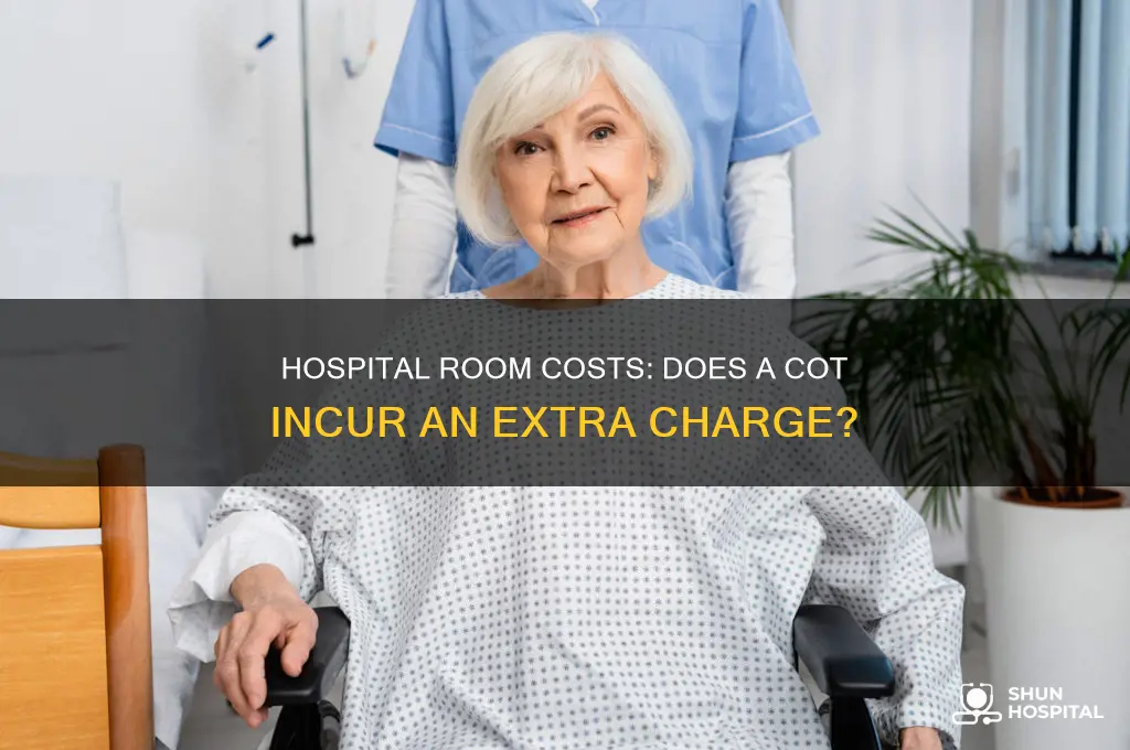 is having a cot extra charge for hospital room