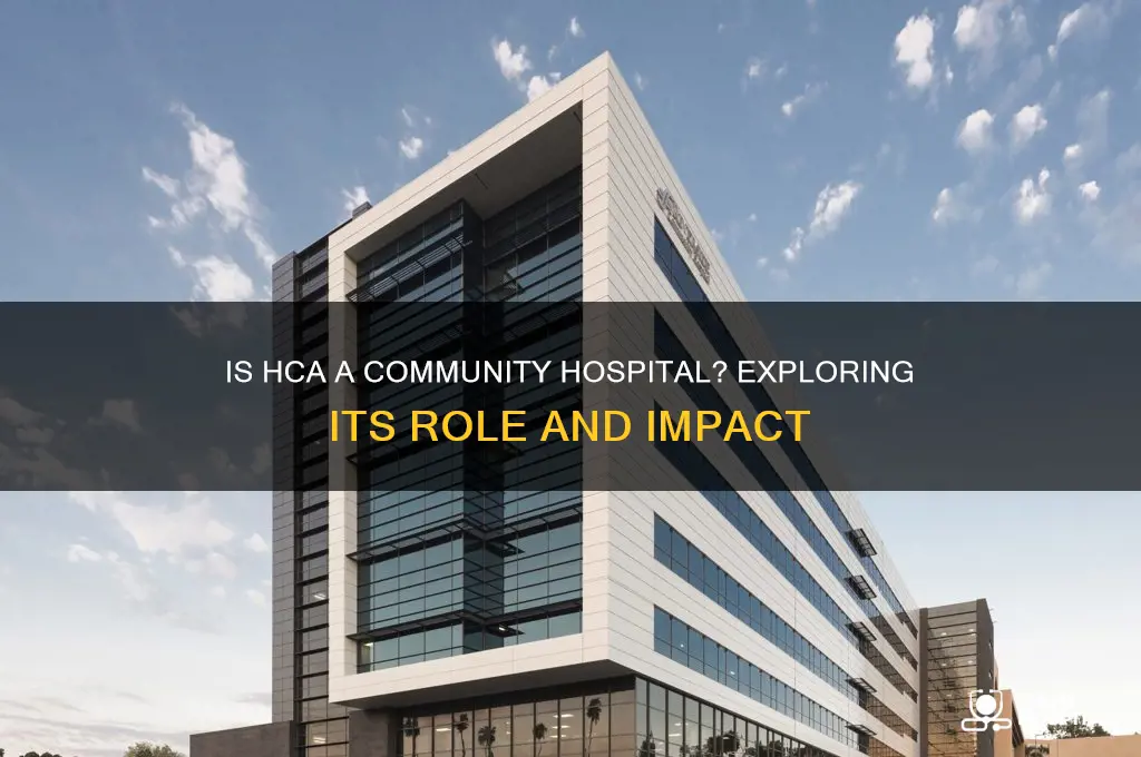 is hca a community hospital
