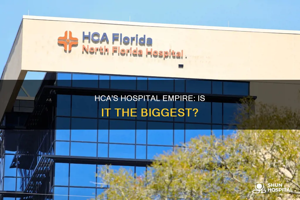 is hca the biggest corporation in hospitals