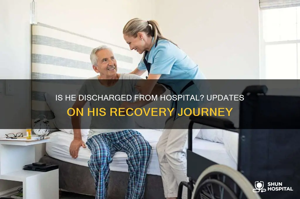 is he discharged from hospital