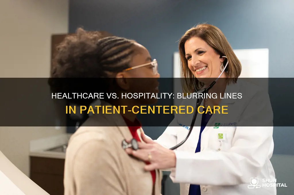 is healthcare considered hospitality