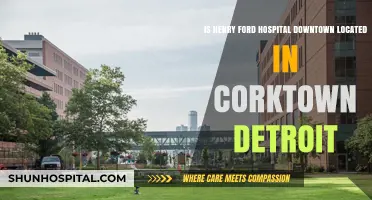 Is Henry Ford Hospital Downtown in Corktown Detroit?