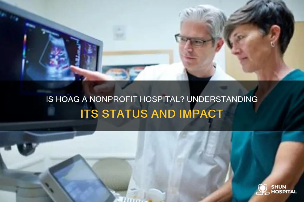is hoag a nonprofit hospital
