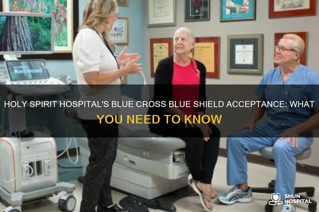 is holy spirit hospital acceptance to blue cross blue shield