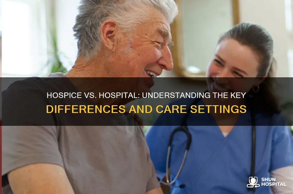 is hospice a hospital