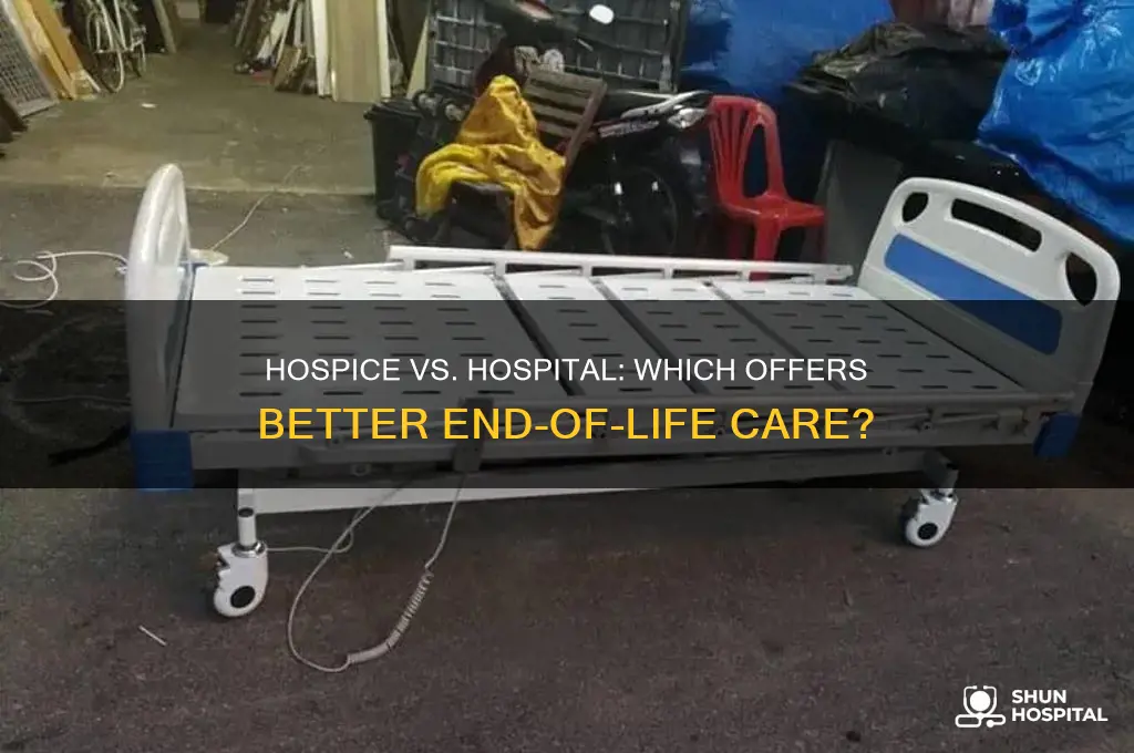 is hospice better than hospital regarding end of life care