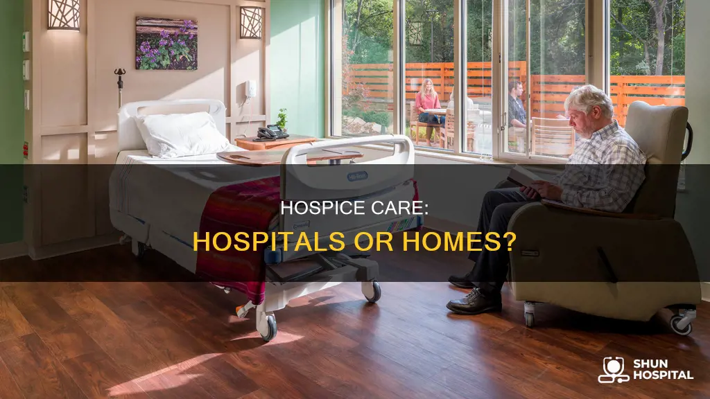 is hospice provided in the hospital settgin