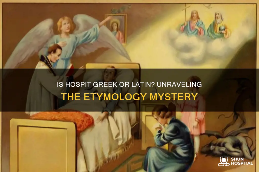 is hospit greek or