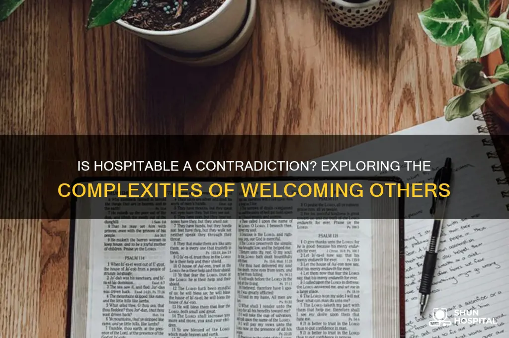 is hospitable a conotion