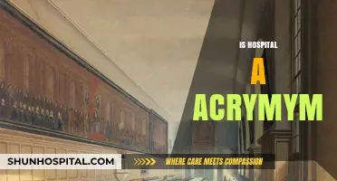 Is Hospital an Acronym? Unraveling the Origin of the Term