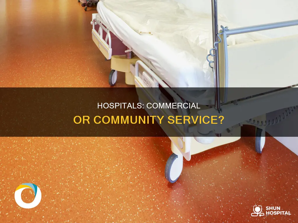 is hospital a commercial establishment in india