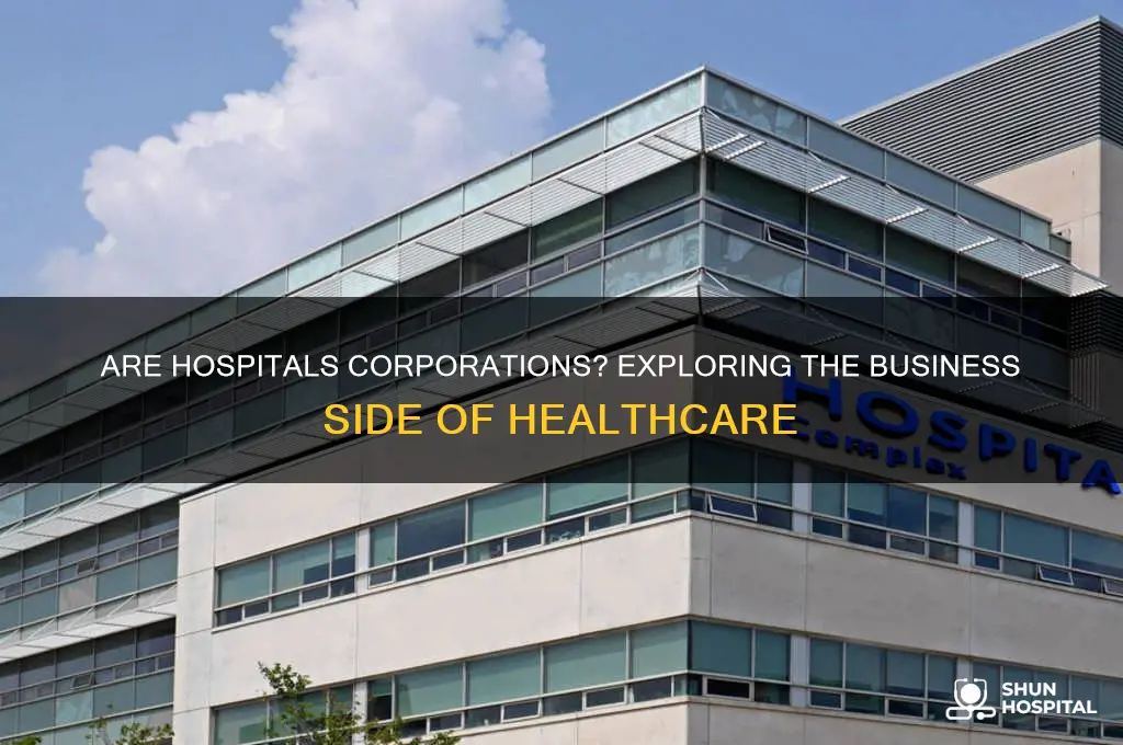 is hospital a company