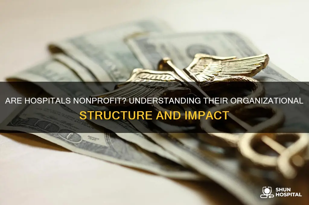 is hospital a nonprofit organization