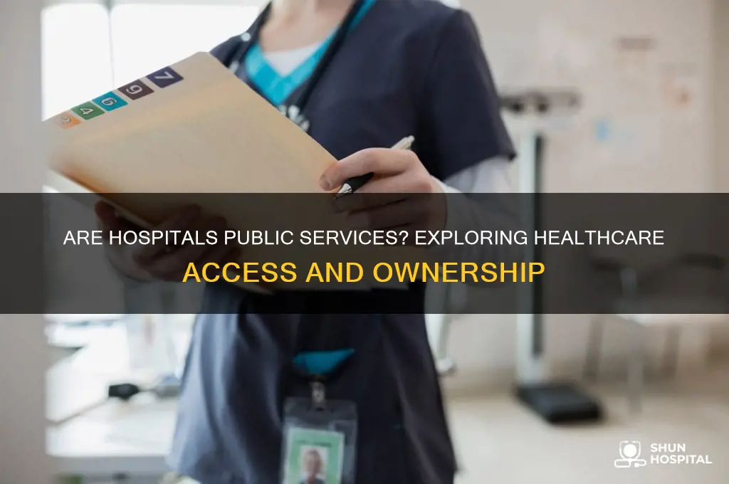 is hospital a public service