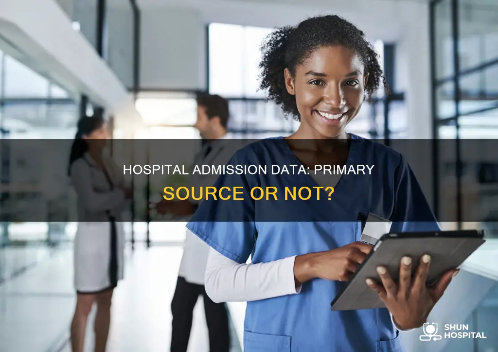 is hospital admission data a primary source