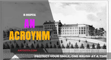 Is Hospital an Acronym? Unraveling the Origin and Meaning