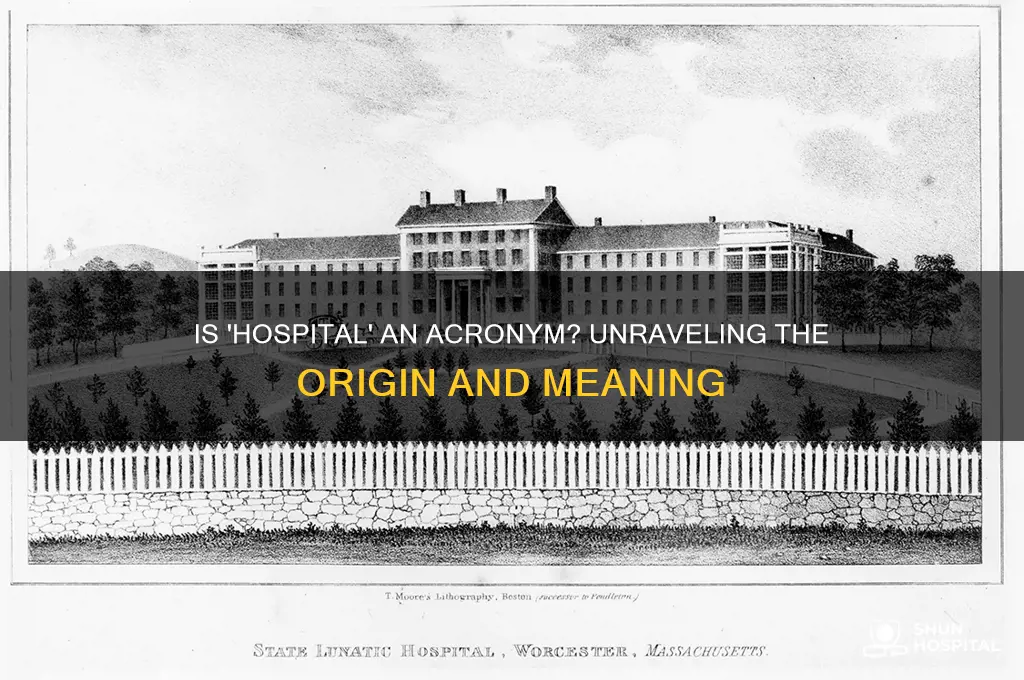 is hospital an scronym