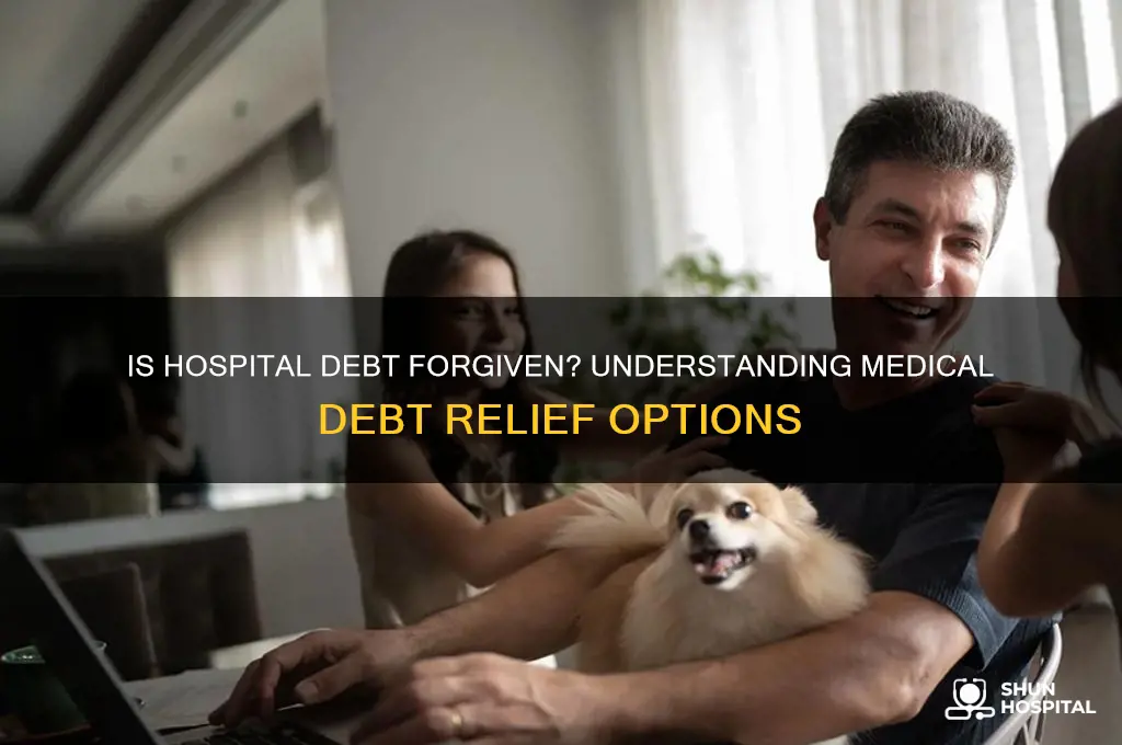 is hospital debt forgiven