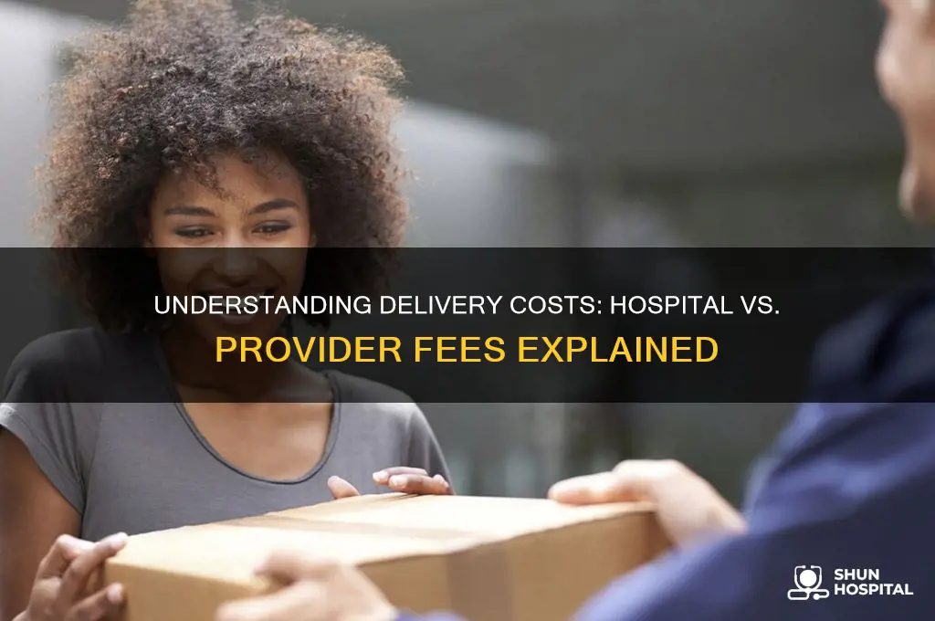 is hospital fee different from provider fee during delivery