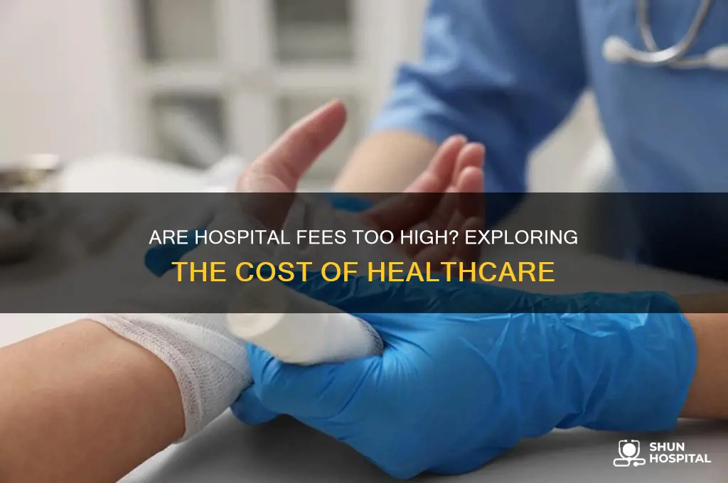 is hospital fee expensive
