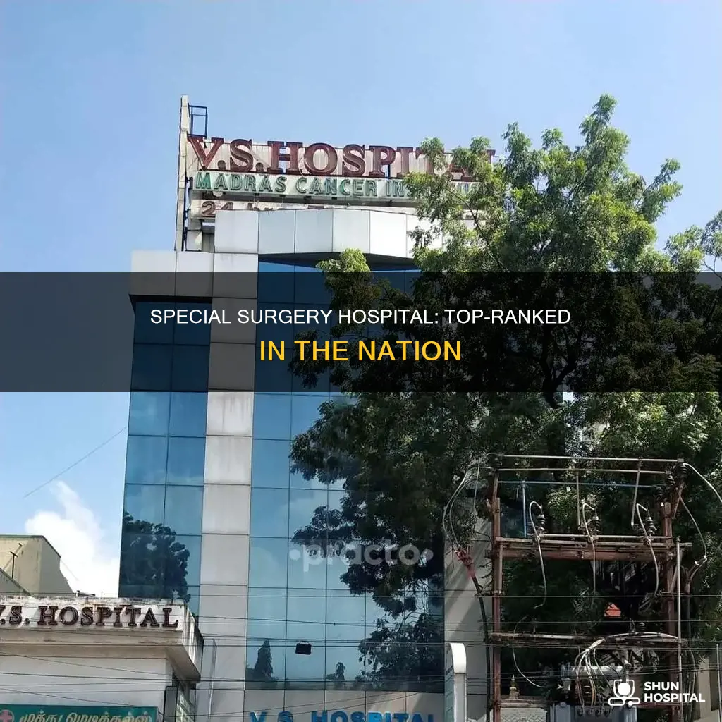 is hospital for special surgery nationally ranking