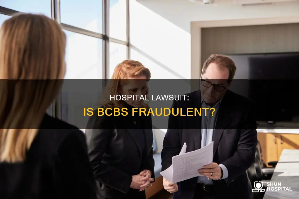 is hospital lawsuit with bcbs a fraud