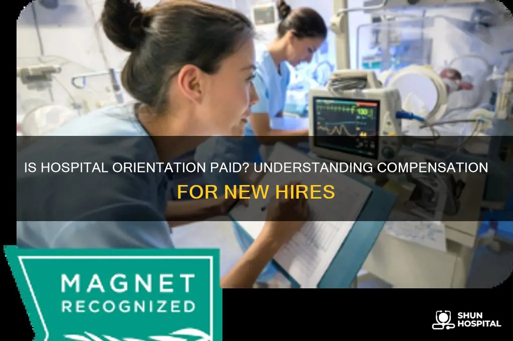 is hospital orientation paid