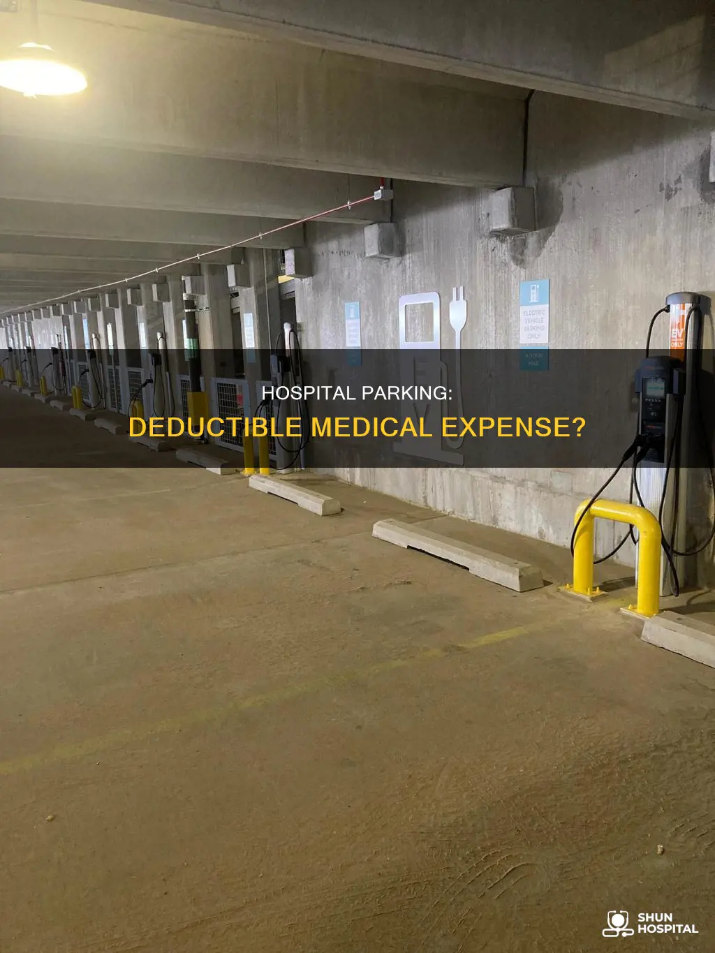 is hospital parking a deductible medical expense