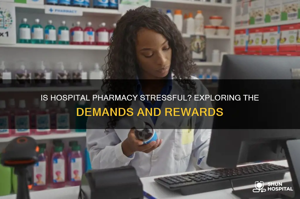 is hospital pharmacy stressful