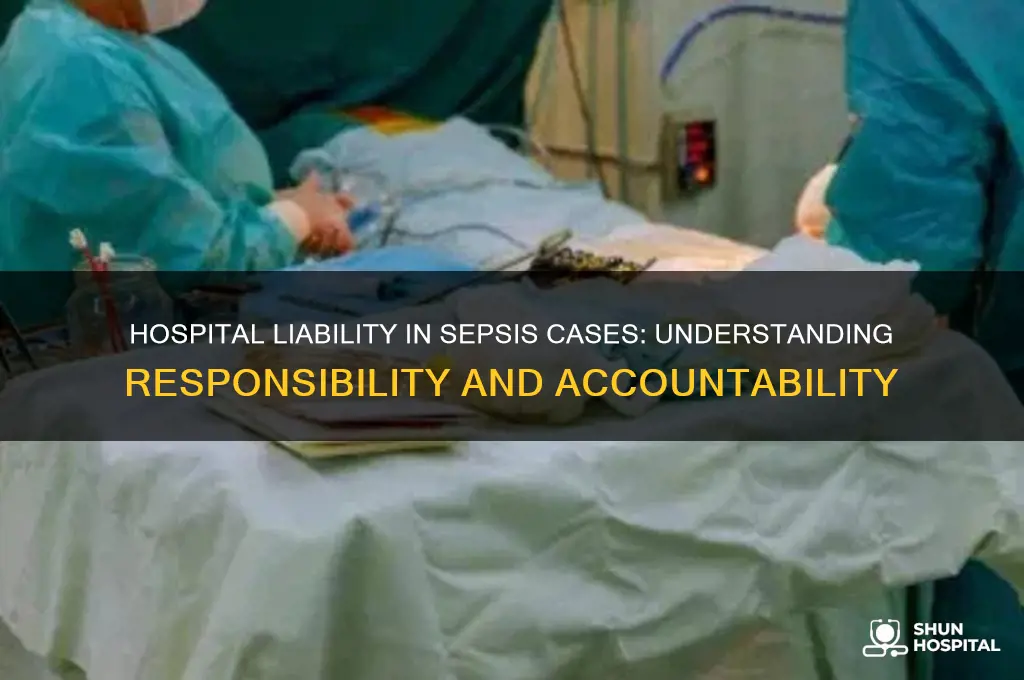 is hospital responsible for sepsis