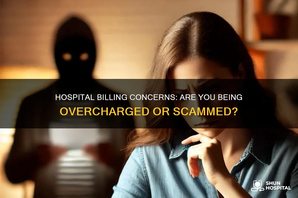is hospital scamming me