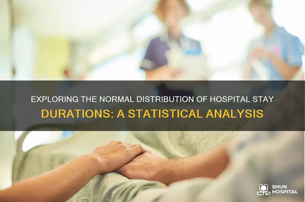 is hospital stay normally distributed