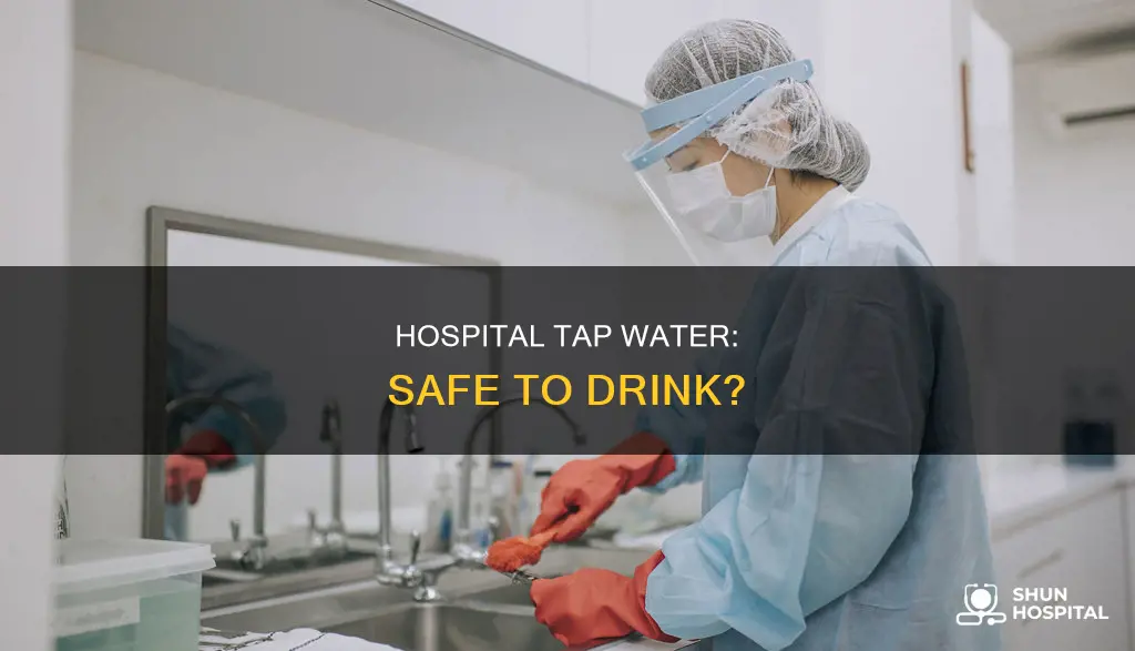 is hospital tap water safe to drink